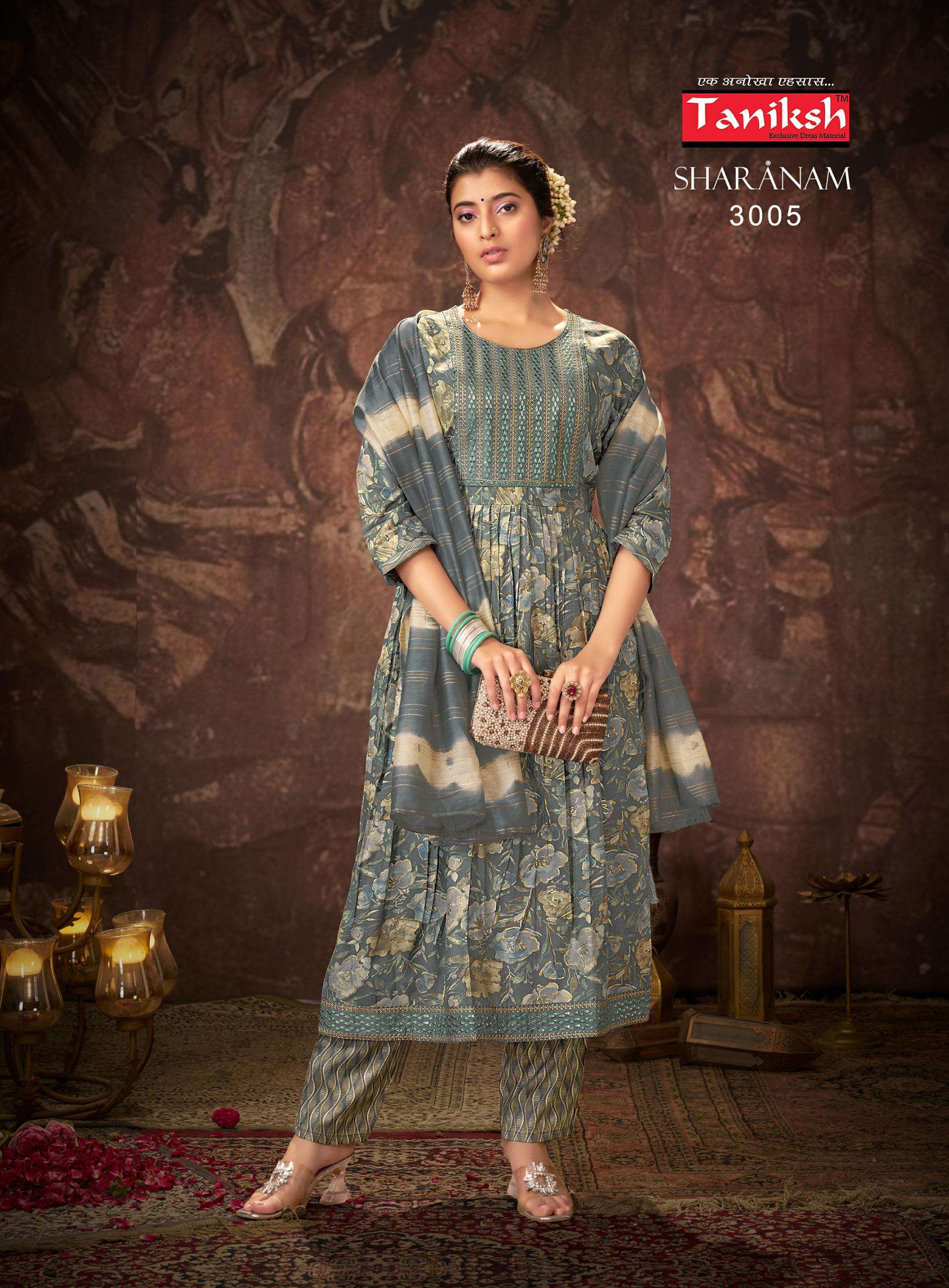 TANIKSH SHARANAM VOL 3 FANCY NAIRA STYLE KURTI COMBO SET 