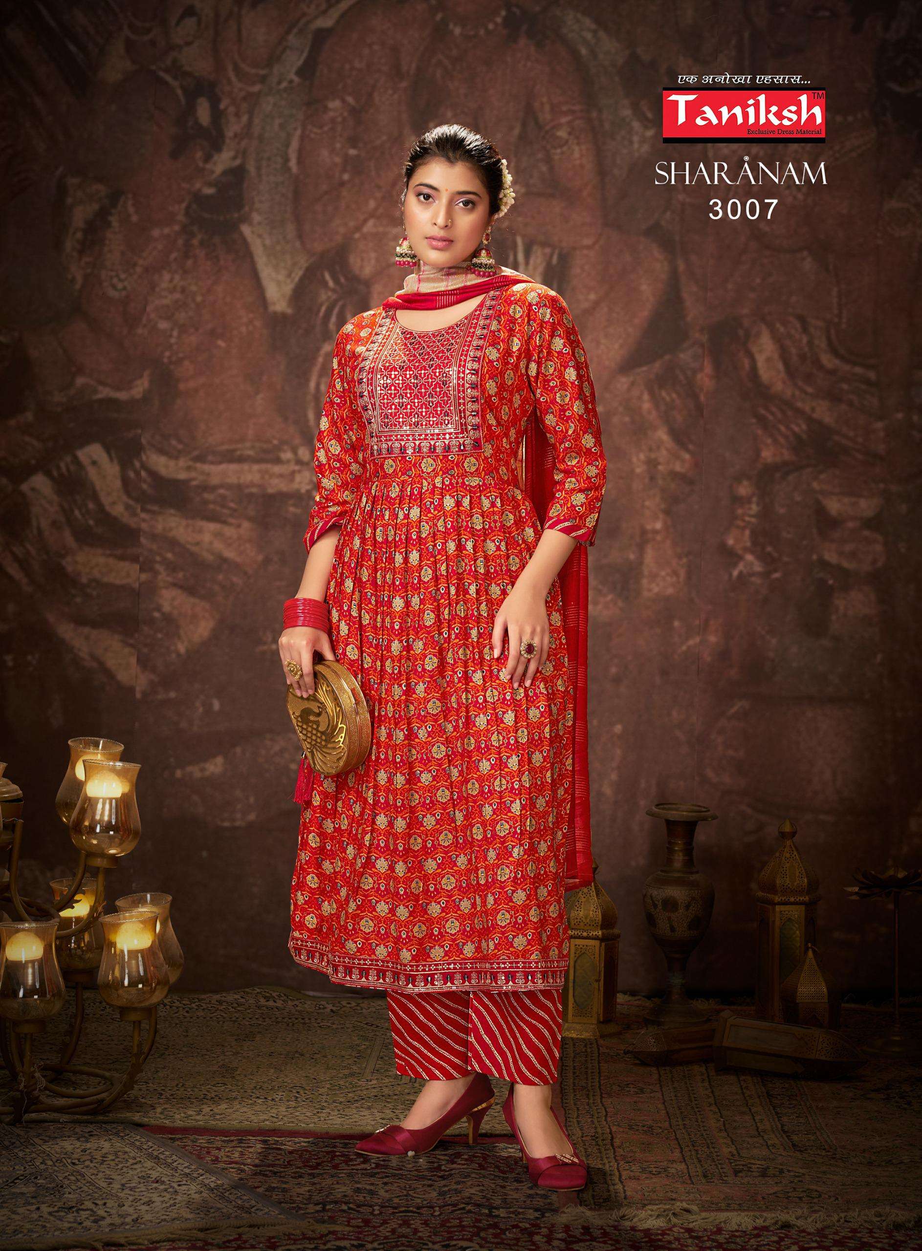 TANIKSH SHARANAM VOL 3 FANCY NAIRA STYLE KURTI COMBO SET 