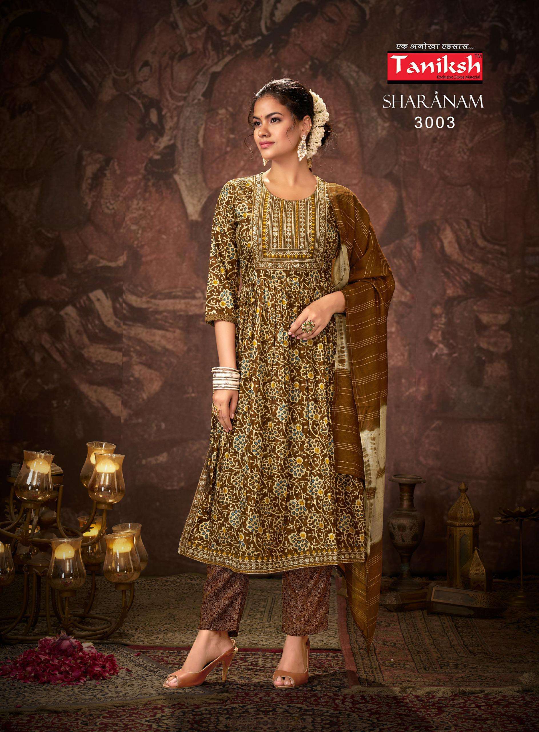 TANIKSH SHARANAM VOL 3 FANCY NAIRA STYLE KURTI COMBO SET 