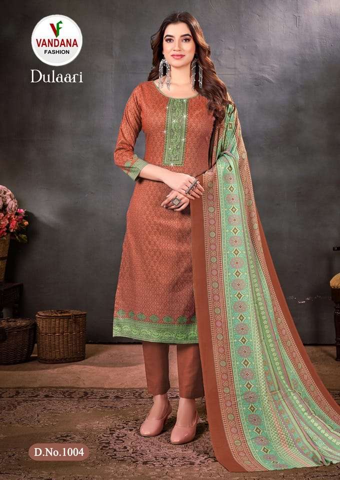 VANDANA FASHION DULARI VOL 1 COTTON SALWAR SUIT