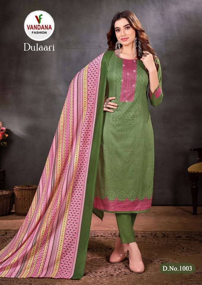 VANDANA FASHION DULARI VOL 1 COTTON SALWAR SUIT