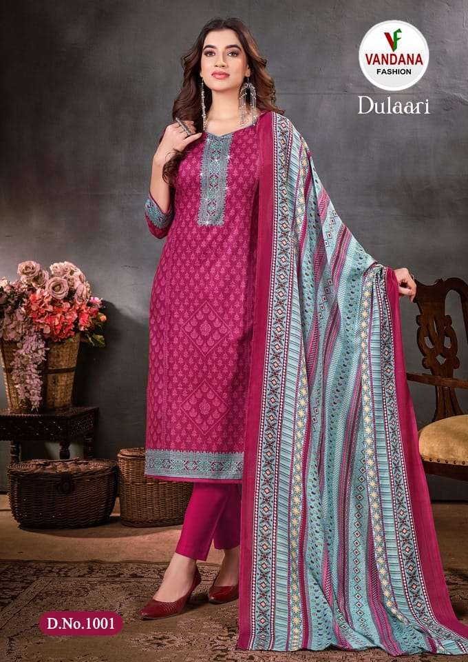 VANDANA FASHION DULARI VOL 1 COTTON SALWAR SUIT