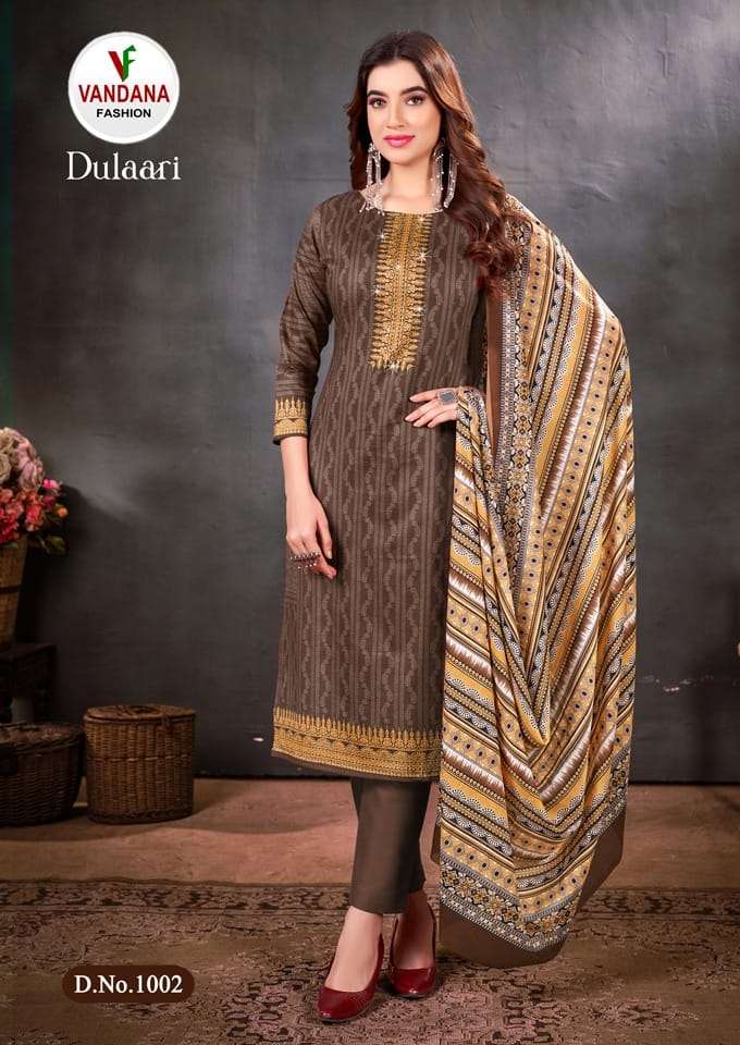 VANDANA FASHION DULARI VOL 1 COTTON SALWAR SUIT