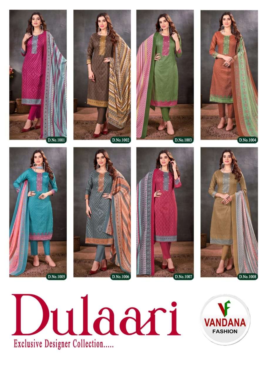 VANDANA FASHION DULARI VOL 1 COTTON SALWAR SUIT
