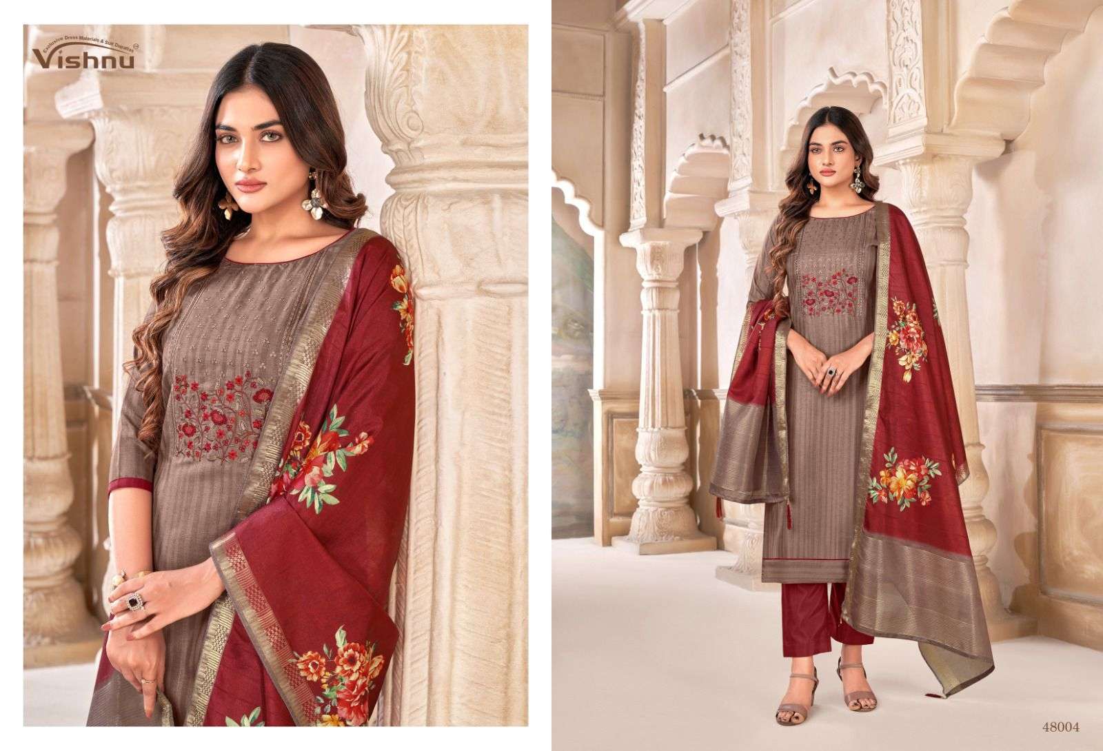 VISHNU IMPEX HEER SILK FANCY WORK SALWAR SUIT