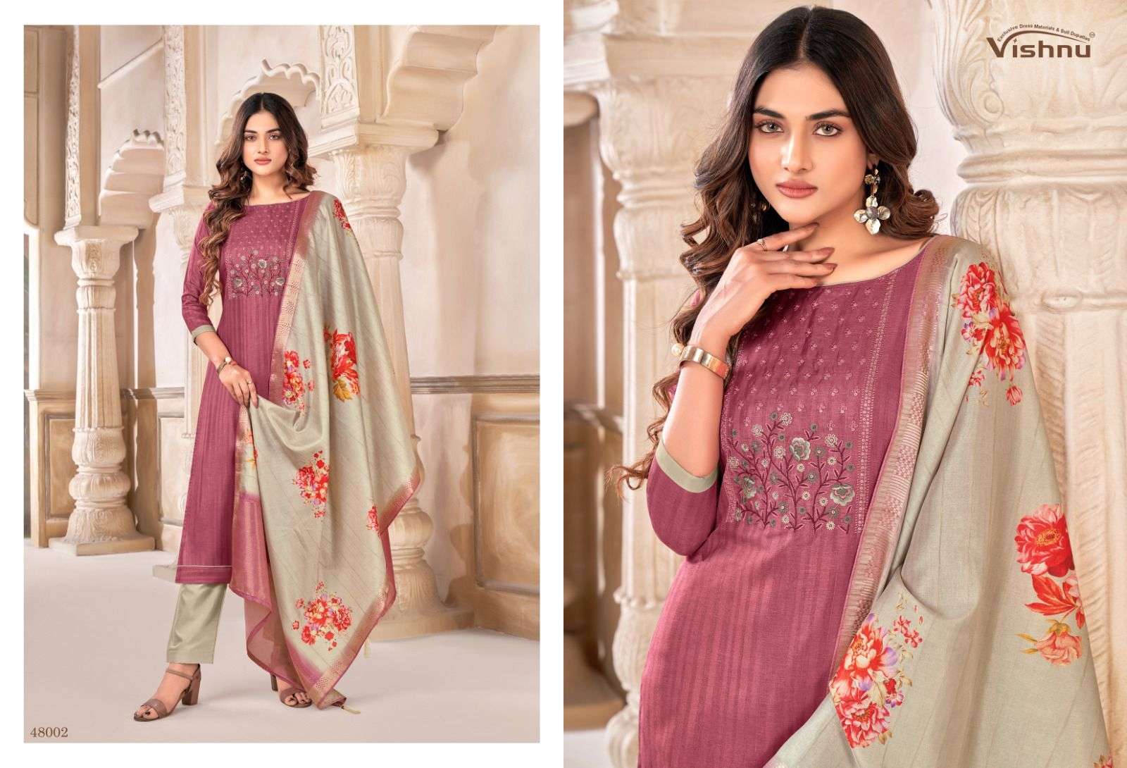 VISHNU IMPEX HEER SILK FANCY WORK SALWAR SUIT