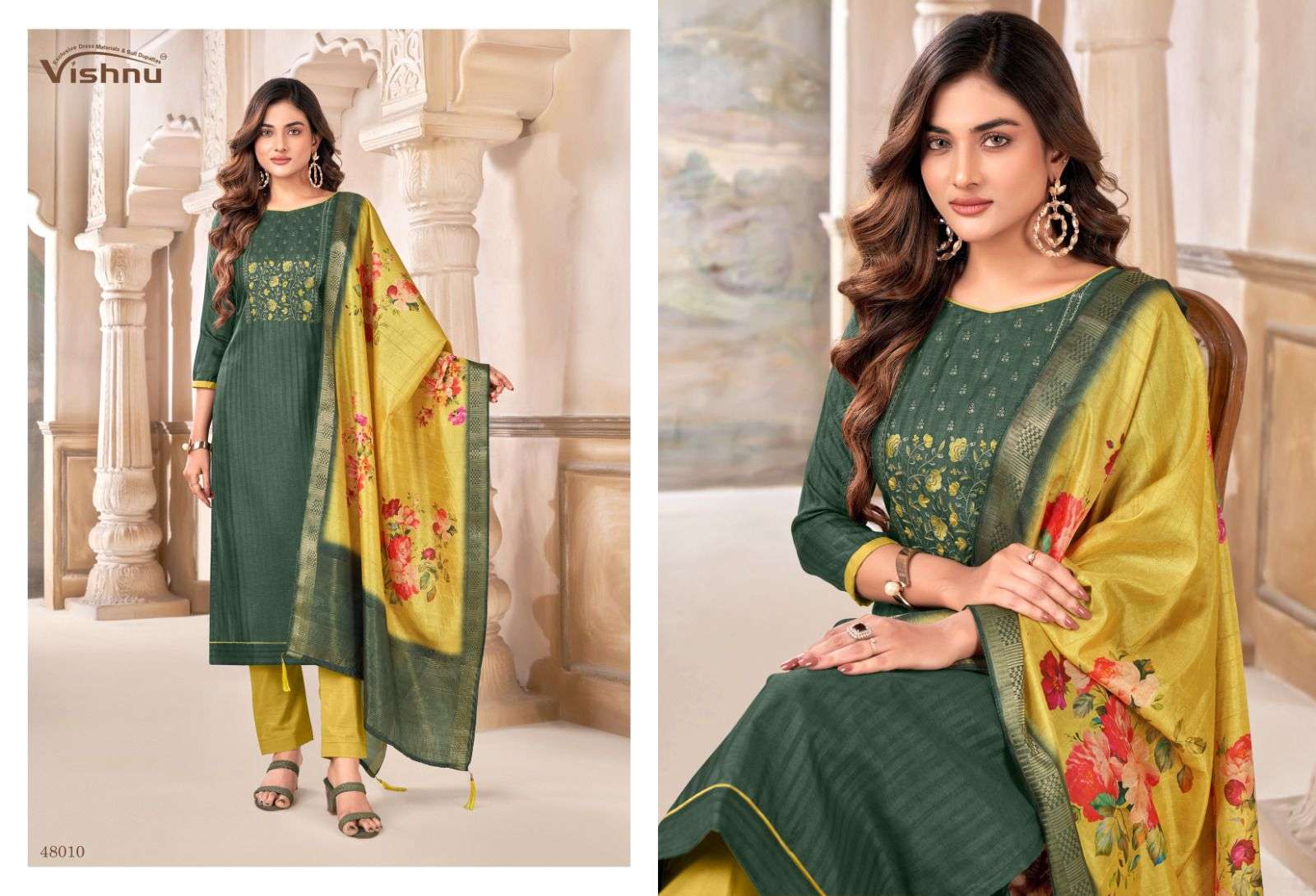 VISHNU IMPEX HEER SILK FANCY WORK SALWAR SUIT