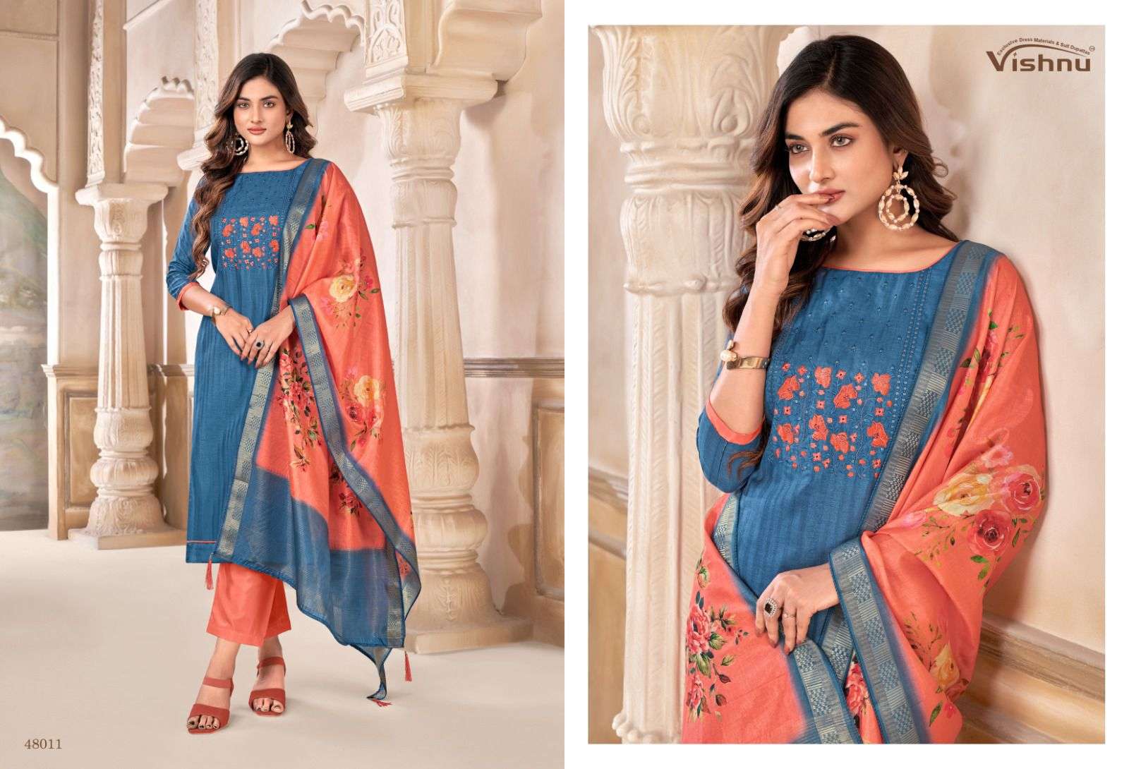 VISHNU IMPEX HEER SILK FANCY WORK SALWAR SUIT