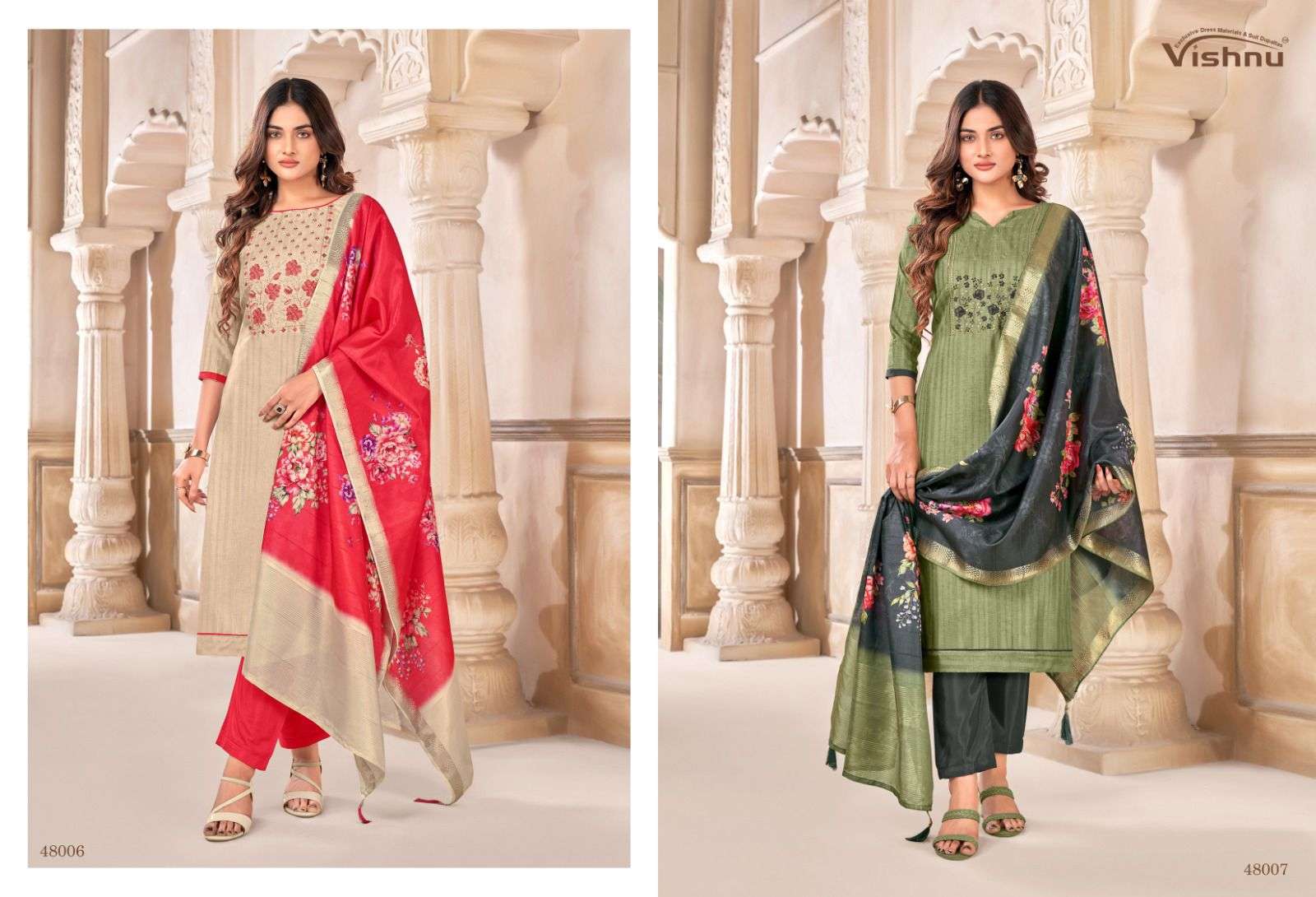 VISHNU IMPEX HEER SILK FANCY WORK SALWAR SUIT