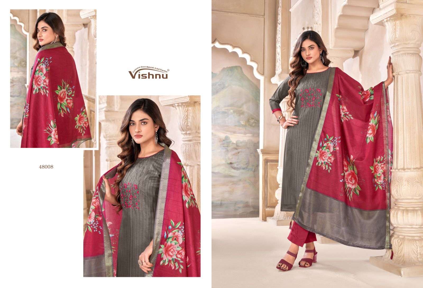 VISHNU IMPEX HEER SILK FANCY WORK SALWAR SUIT