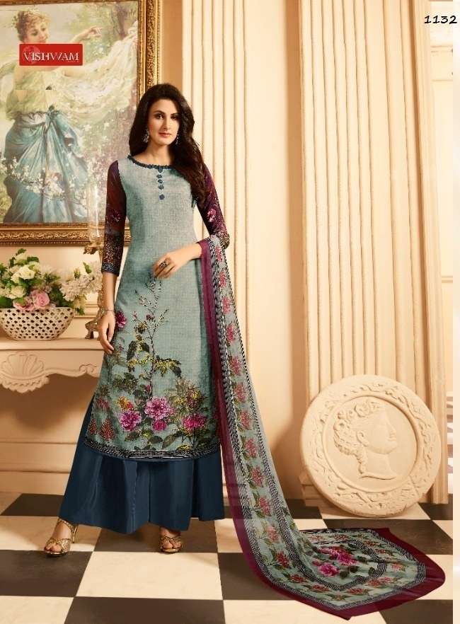 VISHWAM FABRICS CAFE LATTE SERIES CRAPE DRESS