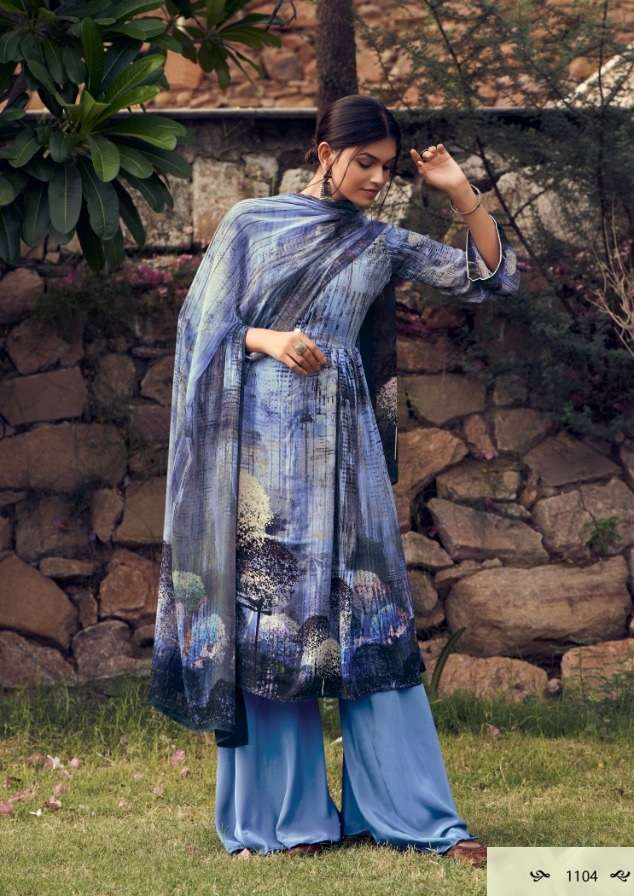 VISHWAM FABRICS CAFE LATTE SERIES CRAPE DRESS