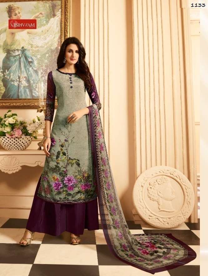 VISHWAM FABRICS CAFE LATTE SERIES CRAPE DRESS