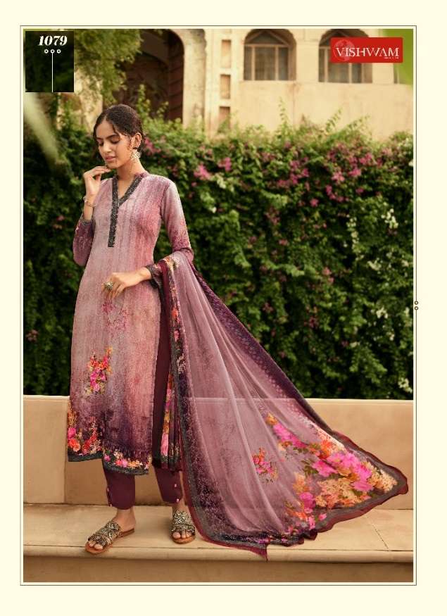 VISHWAM FABRICS CAFE LATTE SERIES CRAPE DRESS