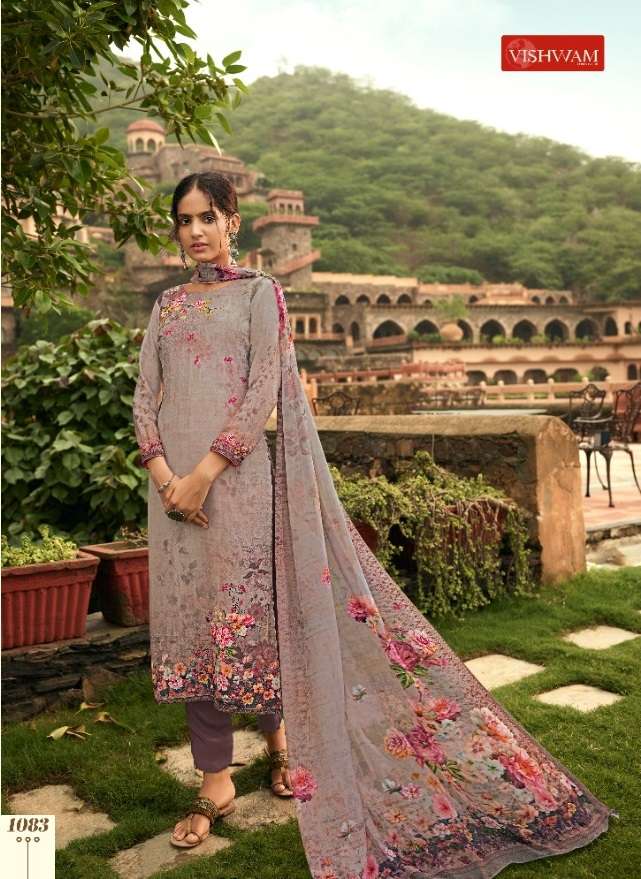 VISHWAM FABRICS CAFE LATTE SERIES CRAPE DRESS