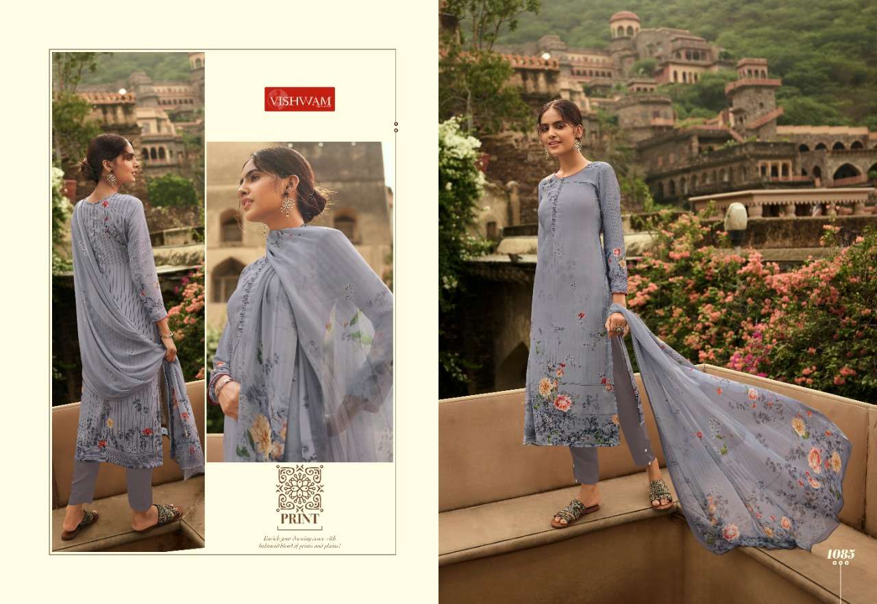 VISHWAM FABRICS CAFE LATTE SERIES CRAPE DRESS