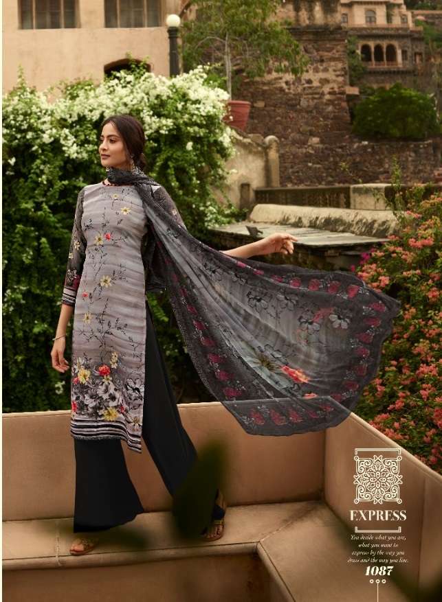 VISHWAM FABRICS CAFE LATTE SERIES CRAPE DRESS