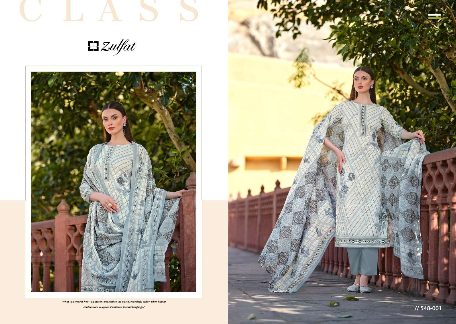 ZULFAT DESIGNER SUITS FARHANA VOL 6 COTTON DESIGNER PRINT SUIT