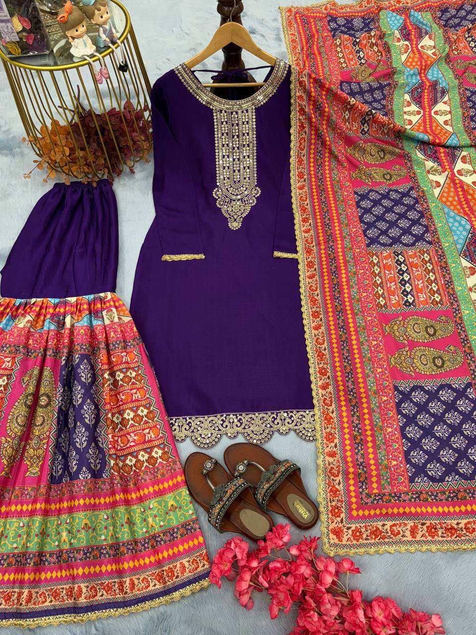 AD 165 KURTI PLAZZO