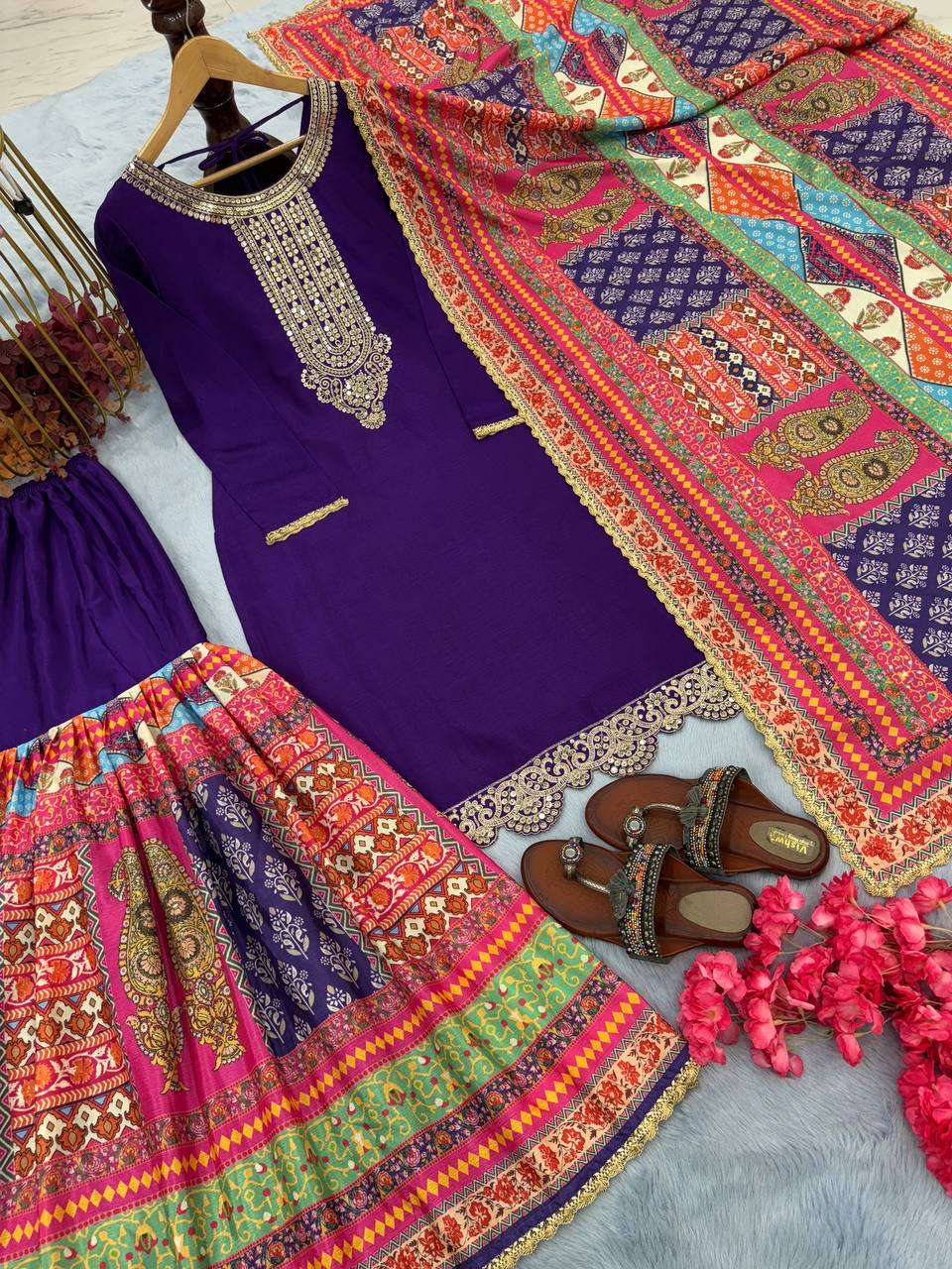 AD 165 KURTI PLAZZO