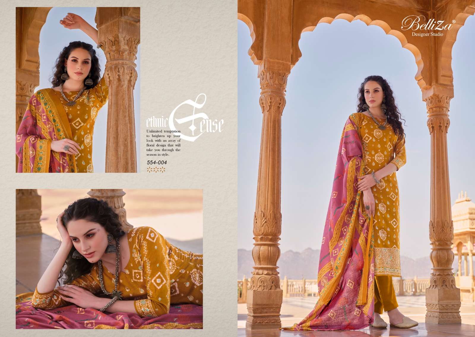 BELLIZA DESIGNER STUDIO MASHUQA VOL 2 COTTON DIGITAL PRINT SUIT	