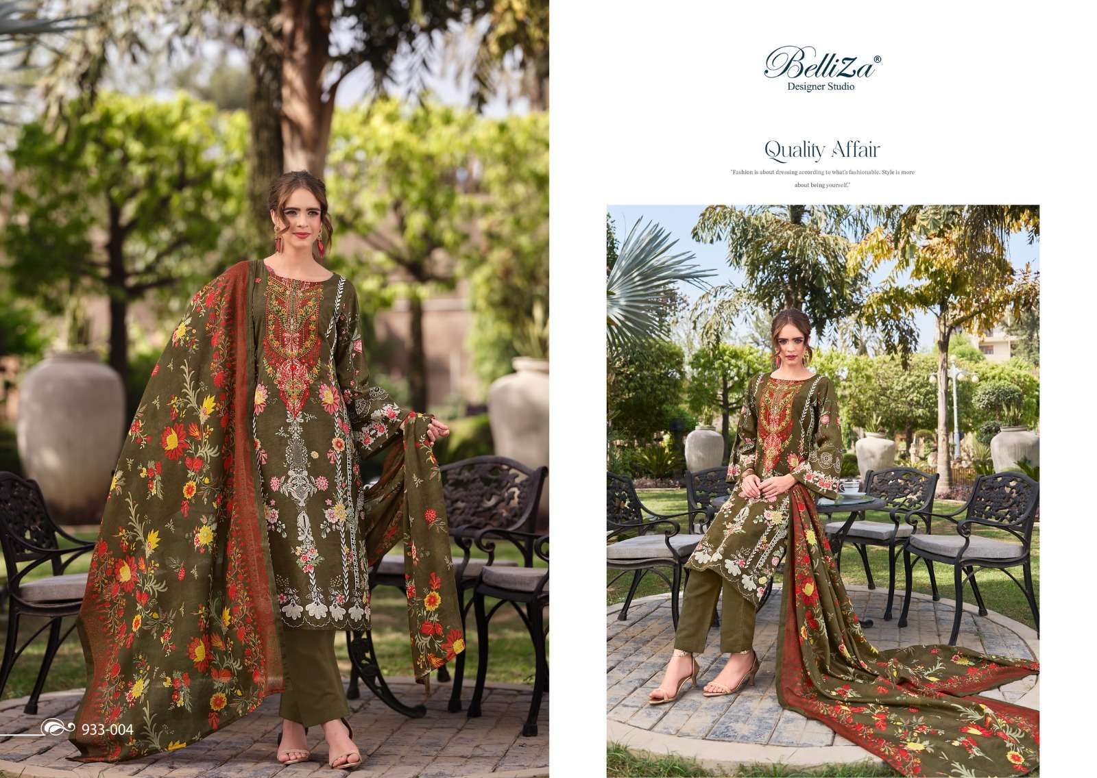 BELLIZA DESIGNER STUDIO NAIRA VOL 58 COTTON FANCY WORKS SUIT