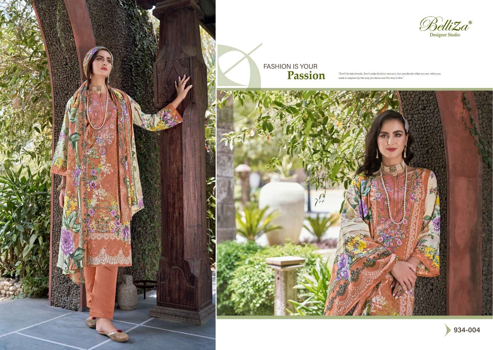 BELLIZA DESIGNER STUDIO NAIRA VOL 59 COTTON DIGITAL PRINT SUIT