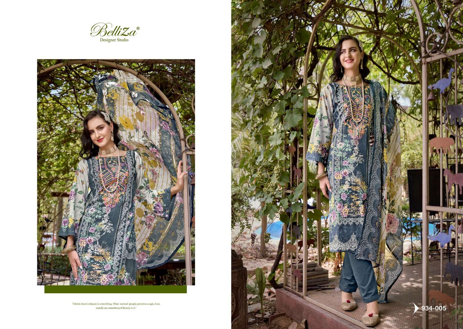 BELLIZA DESIGNER STUDIO NAIRA VOL 59 COTTON DIGITAL PRINT SUIT