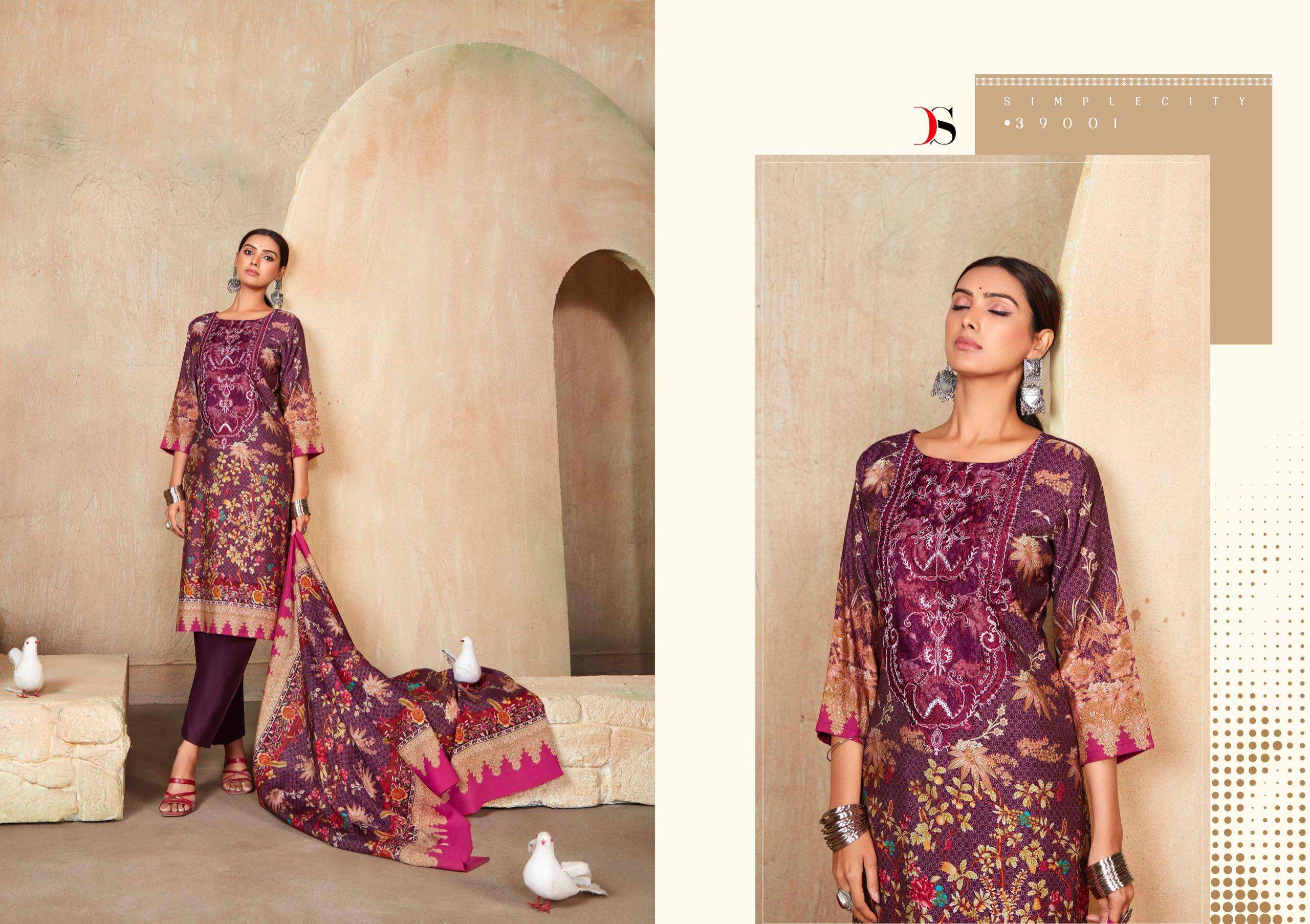 DEEPSY SUITS ELAN 24 VISCOSE FANCY WORK SALWAR SUIT