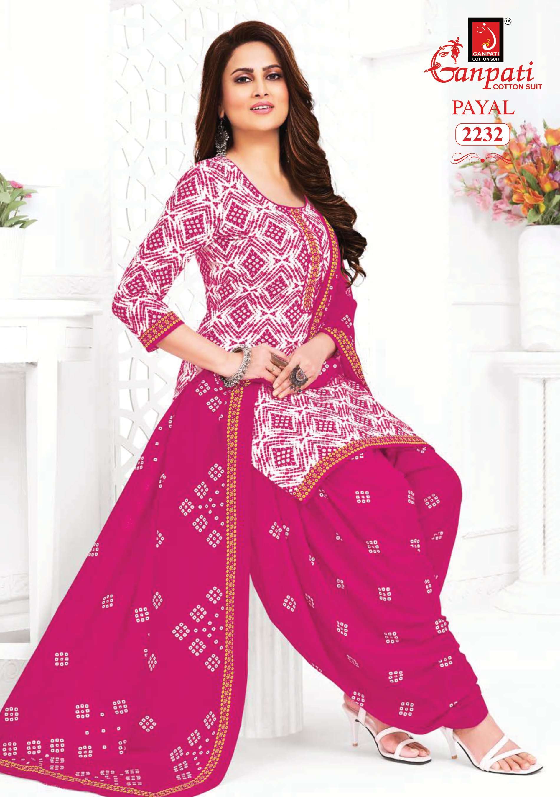 GANPATI PAYAL VOL 8 COTTON PRINTED SALWAR SUIT