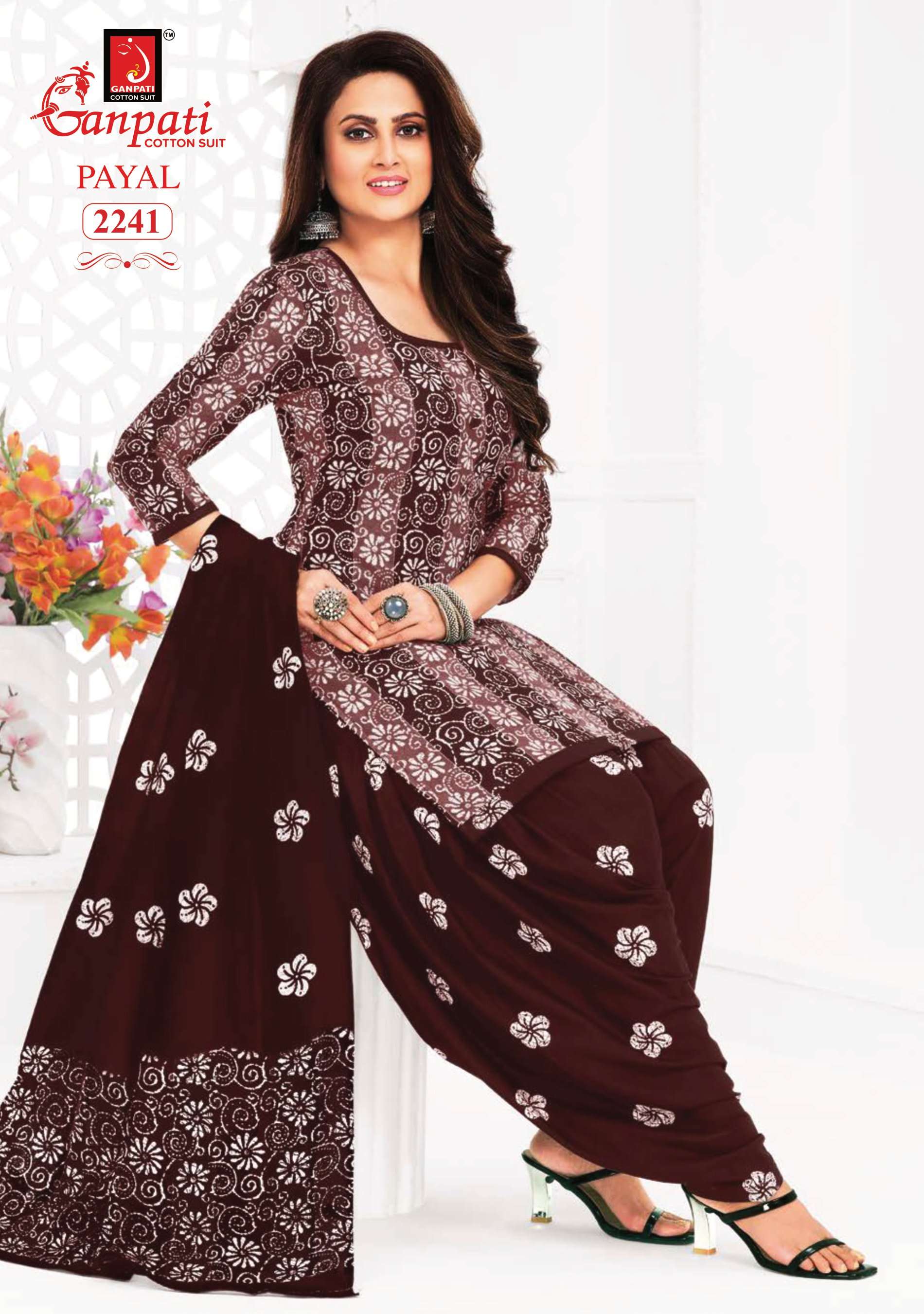 GANPATI PAYAL VOL 8 COTTON PRINTED SALWAR SUIT