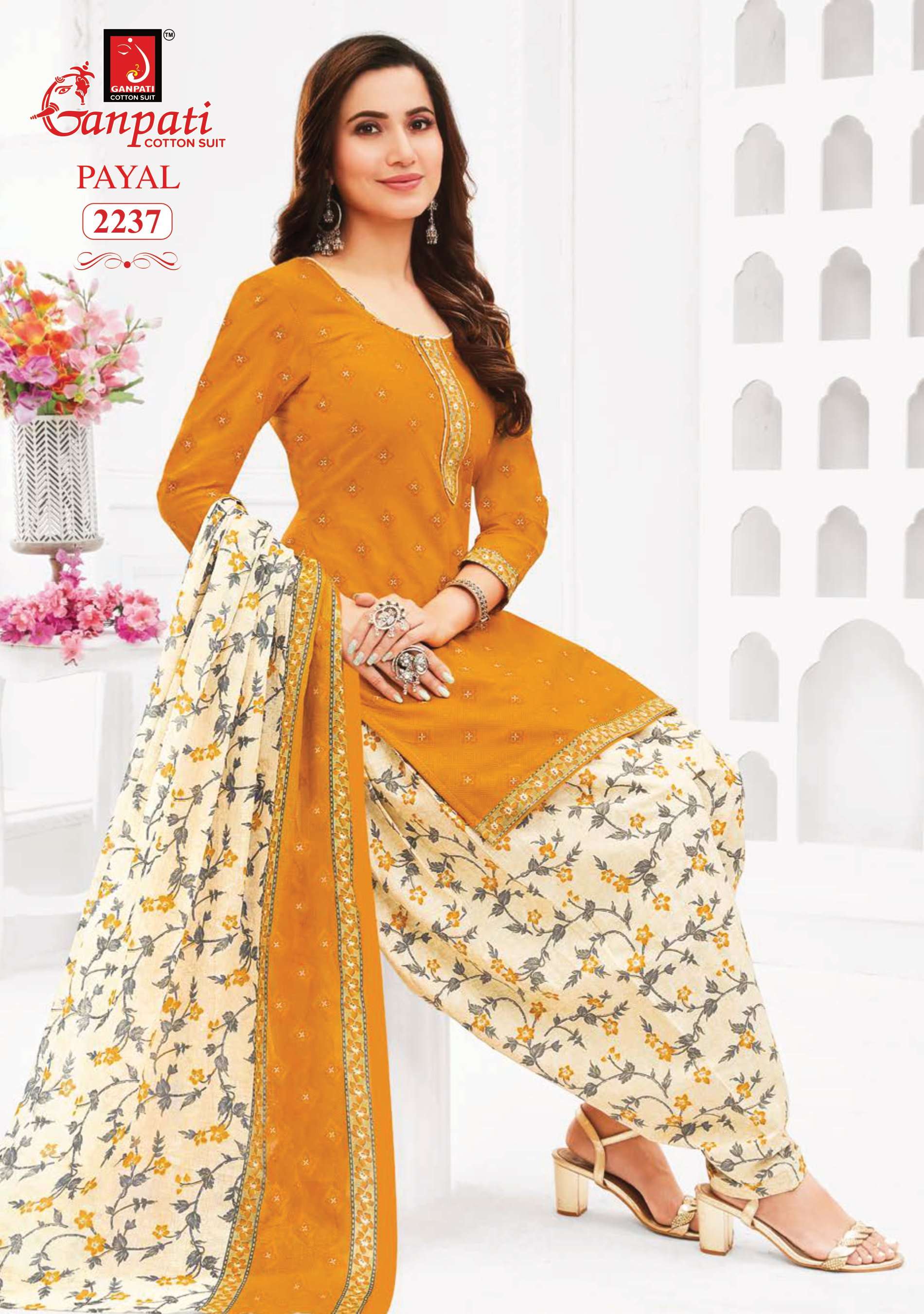 GANPATI PAYAL VOL 8 COTTON PRINTED SALWAR SUIT