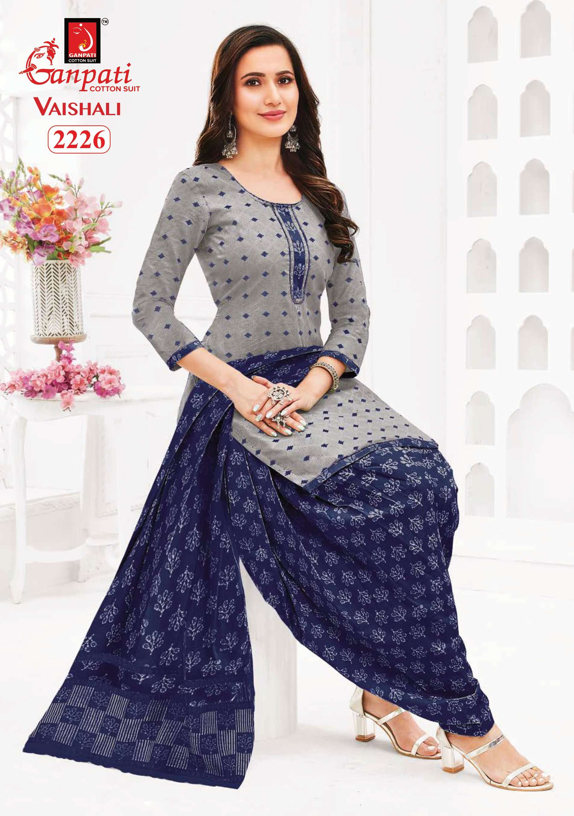 GANPATI VAISHALI VOL 8 COTTON SALWAR SUIT