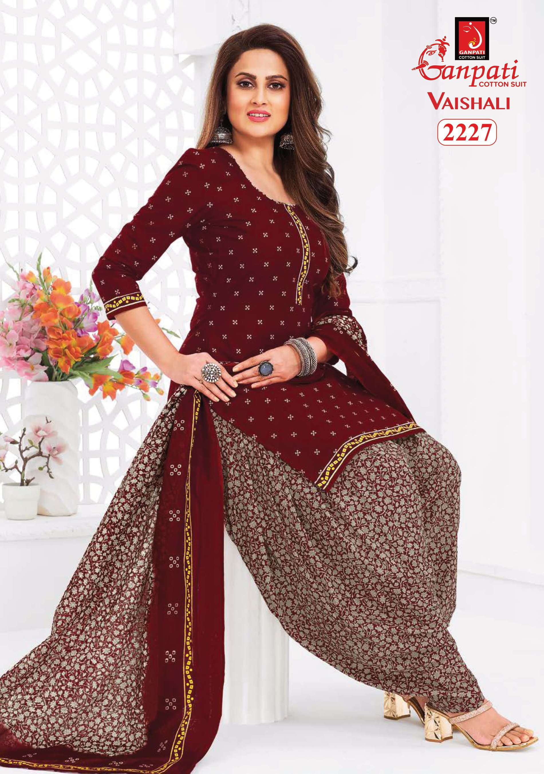 GANPATI VAISHALI VOL 8 COTTON SALWAR SUIT