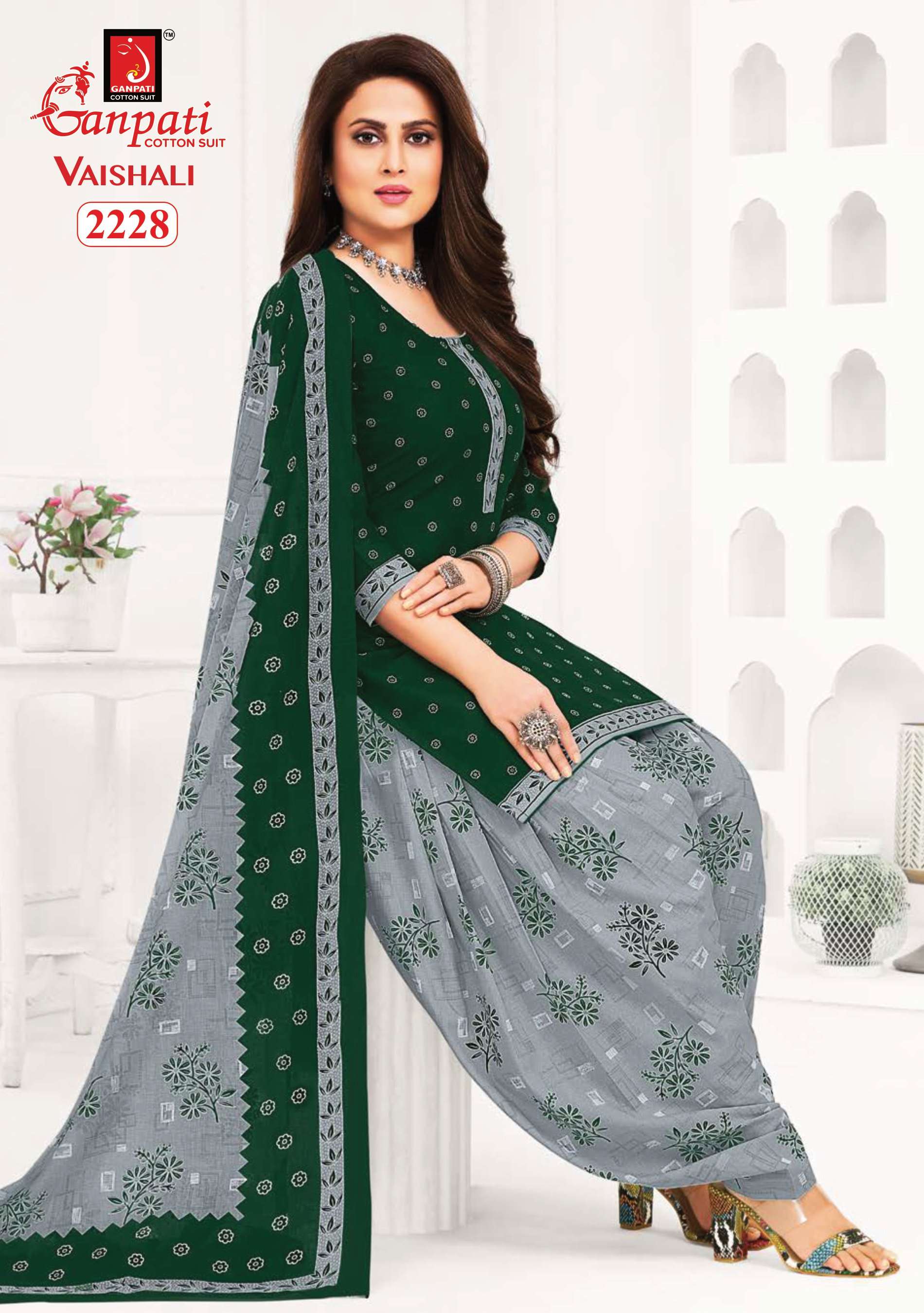 GANPATI VAISHALI VOL 8 COTTON SALWAR SUIT