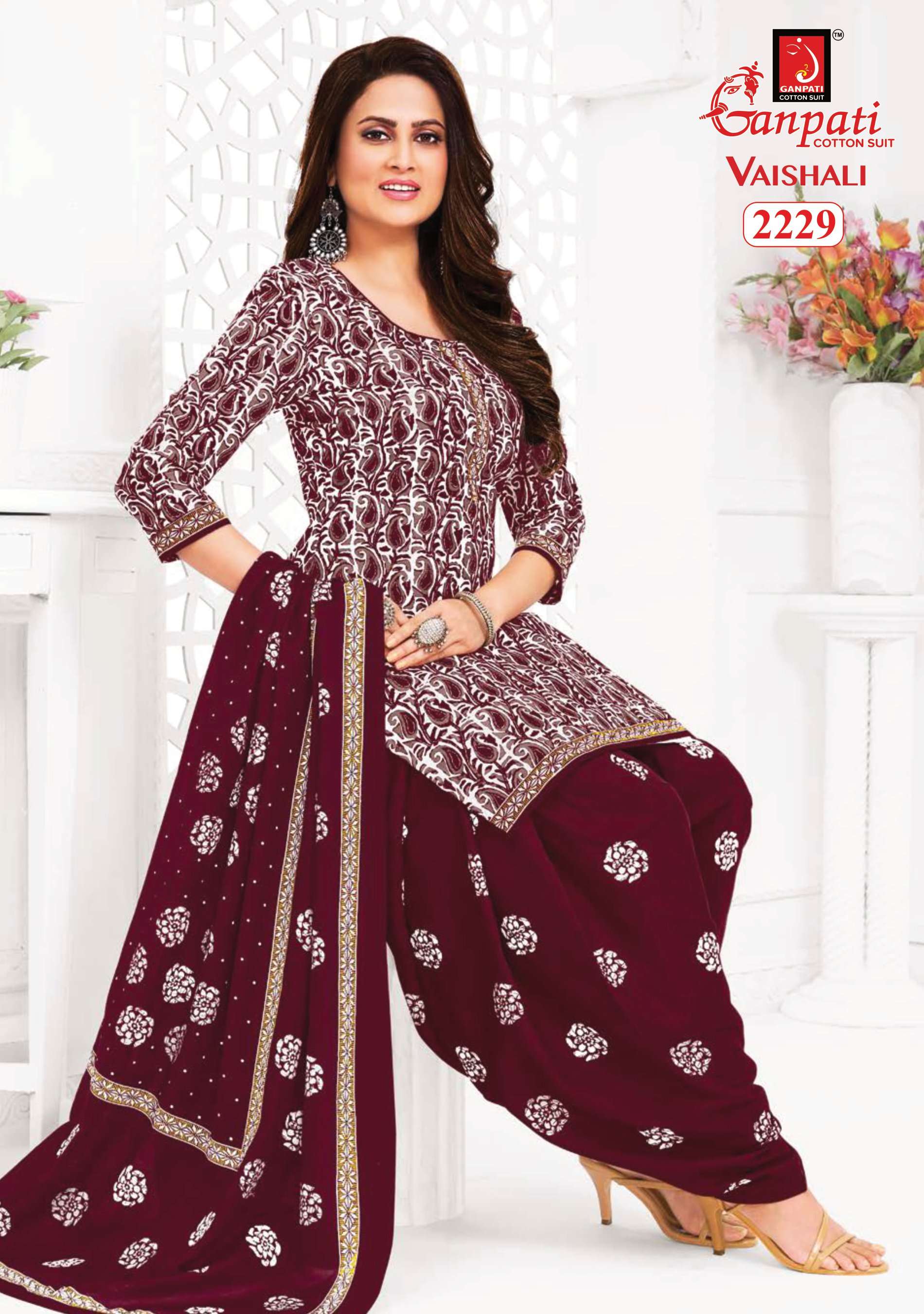 GANPATI VAISHALI VOL 8 COTTON SALWAR SUIT