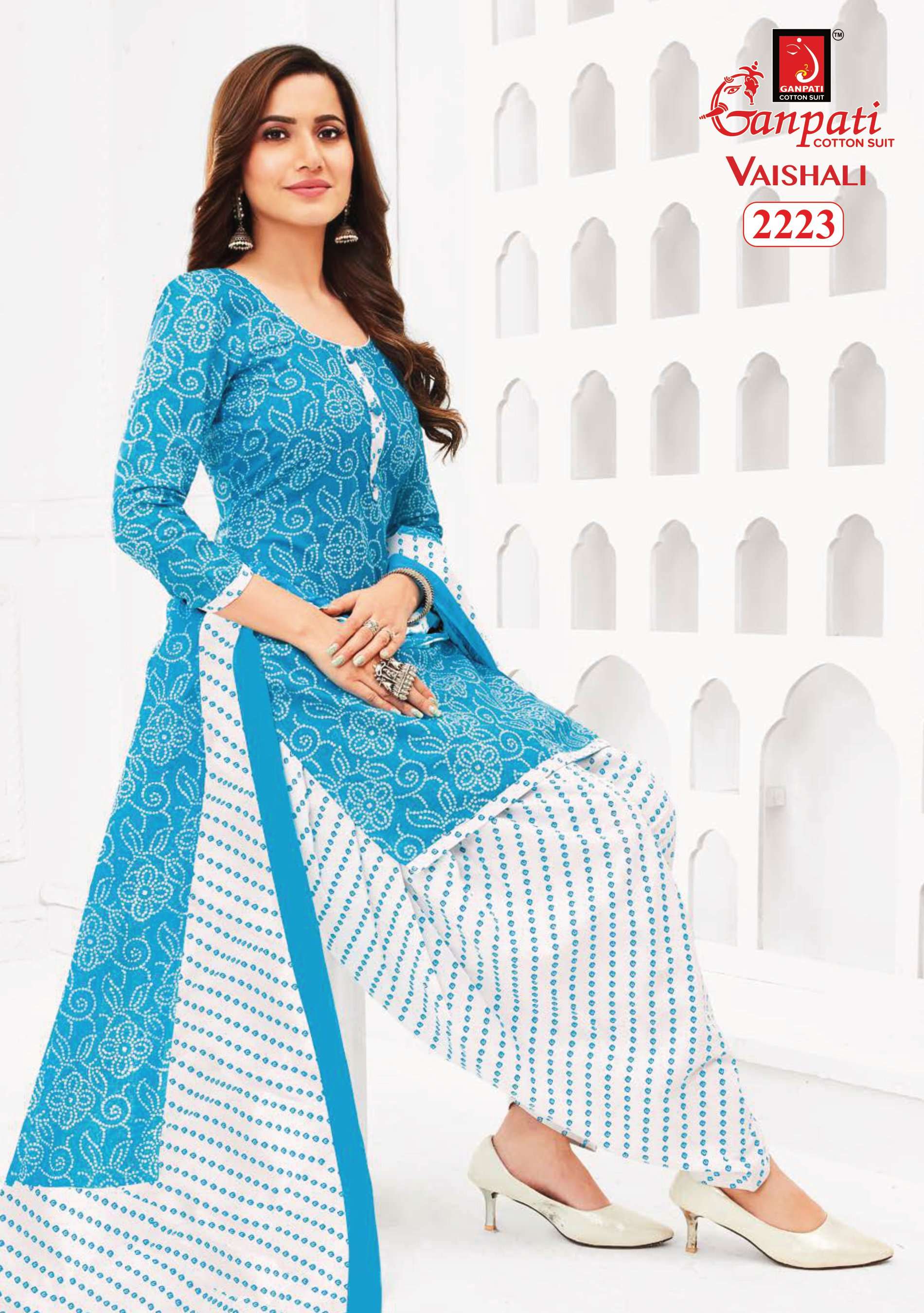 GANPATI VAISHALI VOL 8 COTTON SALWAR SUIT
