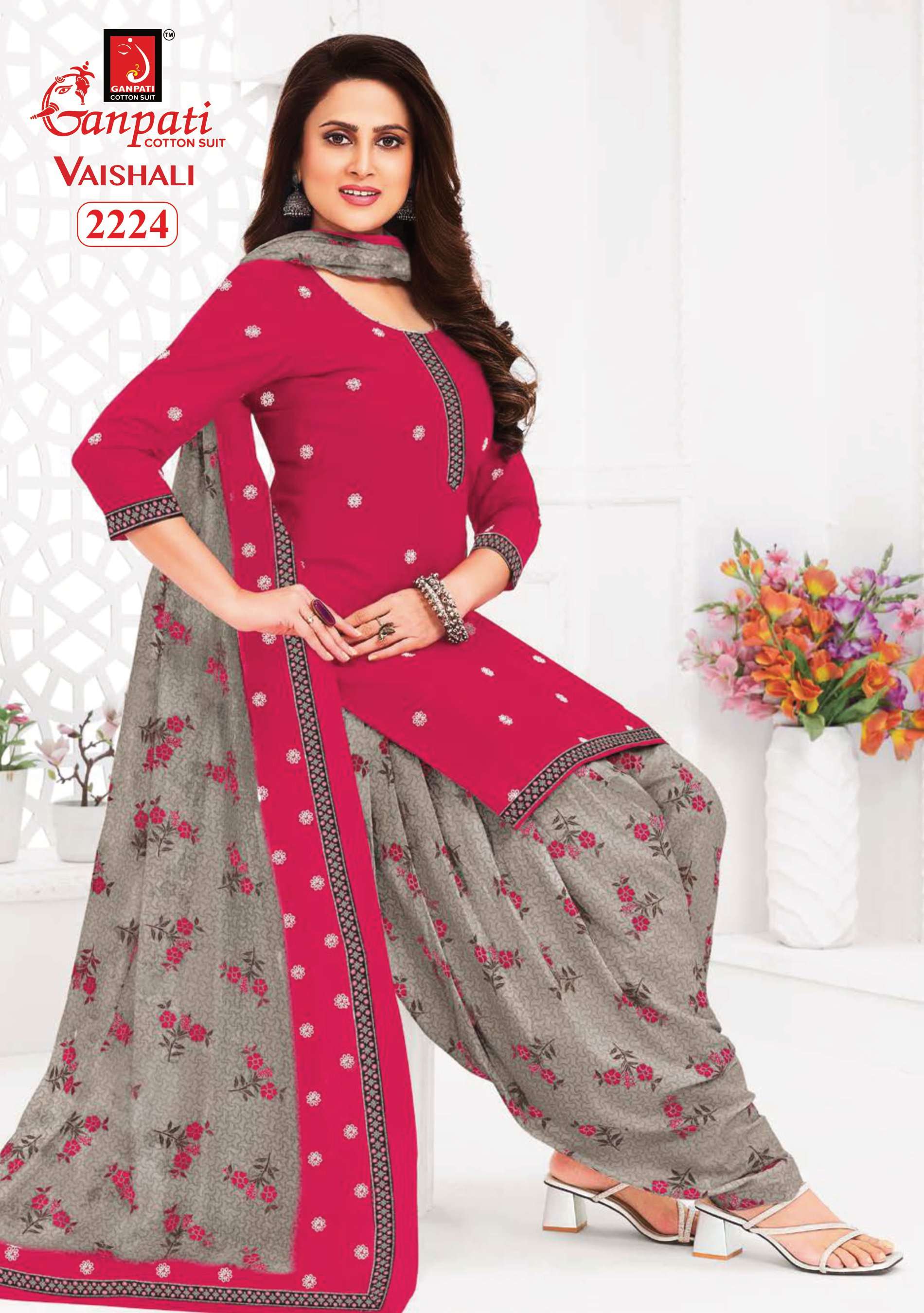 GANPATI VAISHALI VOL 8 COTTON SALWAR SUIT