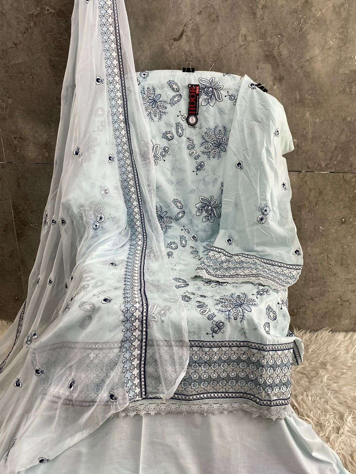 HOOR TEX H 296 COTTON EMBROIDERY WORK PAKISTANI SUIT