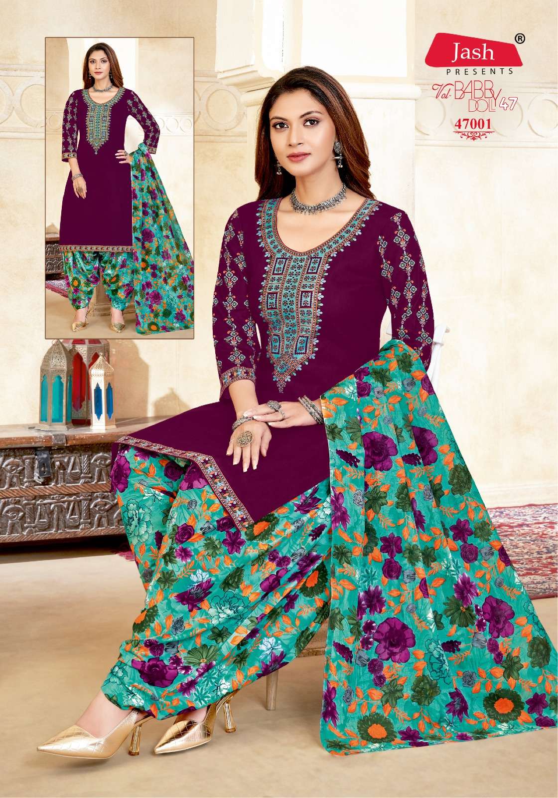 JASH BABY DOLL VOL 47 COTTON PATIYALA DRESS