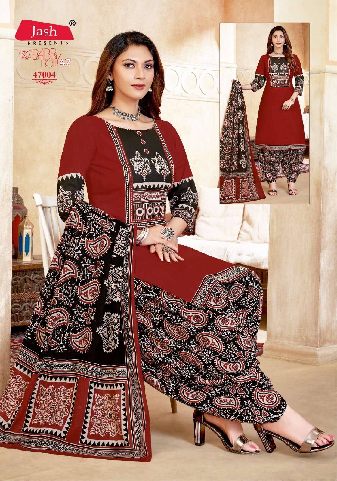 JASH BABY DOLL VOL 47 COTTON PATIYALA DRESS