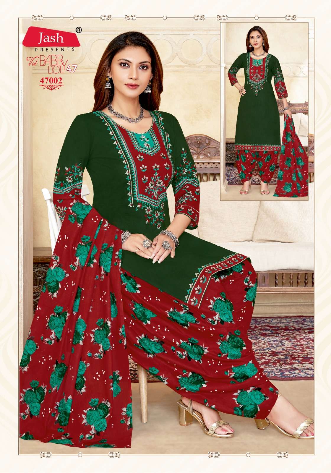 JASH BABY DOLL VOL 47 COTTON PATIYALA DRESS