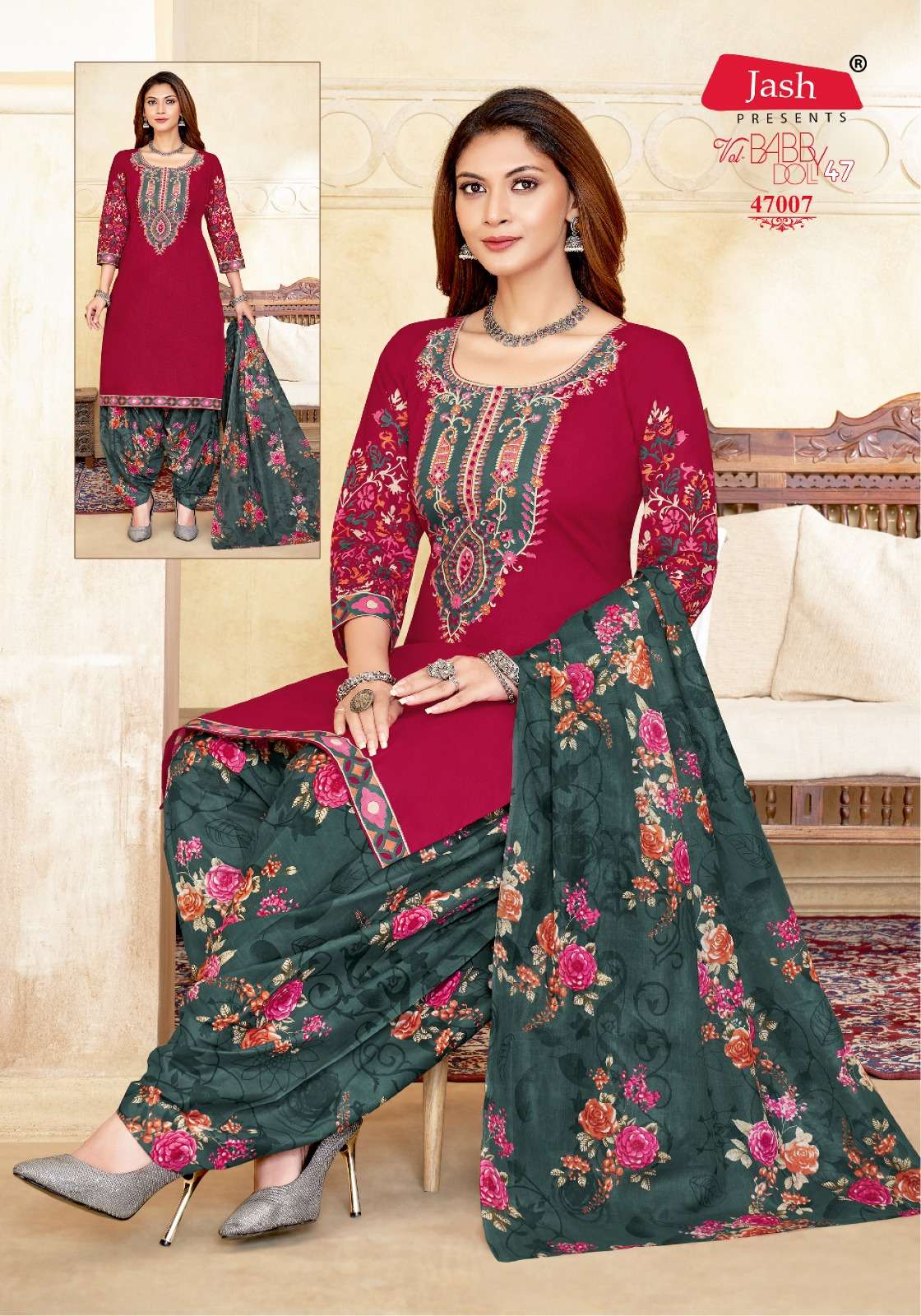 JASH BABY DOLL VOL 47 COTTON PATIYALA DRESS