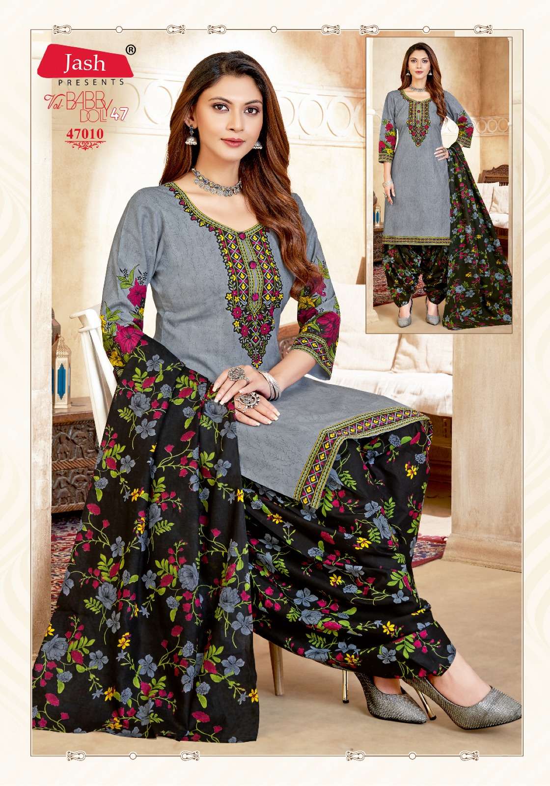 JASH BABY DOLL VOL 47 COTTON PATIYALA DRESS