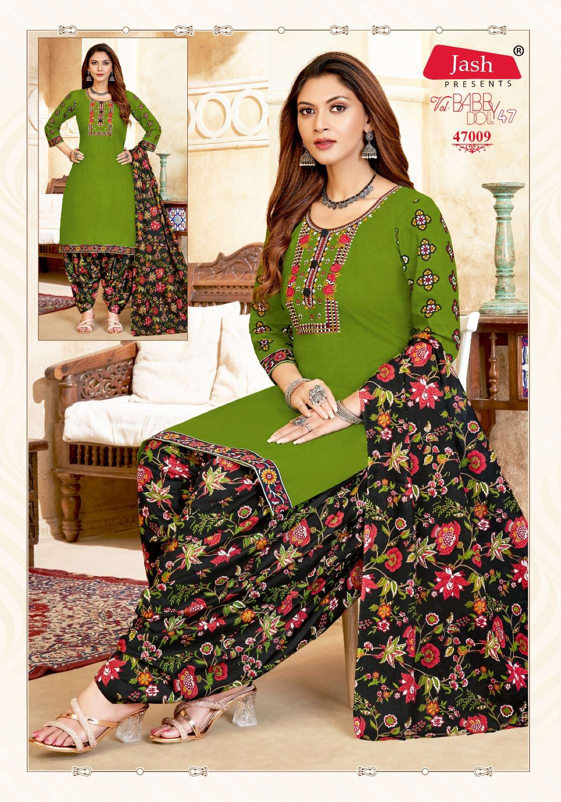 JASH BABY DOLL VOL 47 COTTON PATIYALA DRESS