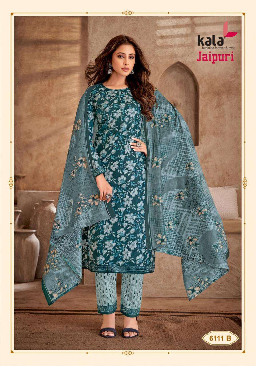 KALA FASHION JAIPURI VOL 5 COTTON PRINT SALWAR SUIT