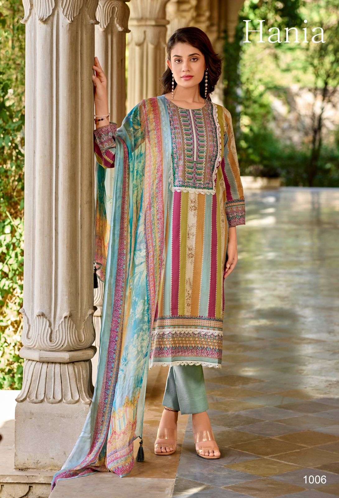 KILORY TRENDZ HANIA LAWN COTTON FANCY WORK SUIT