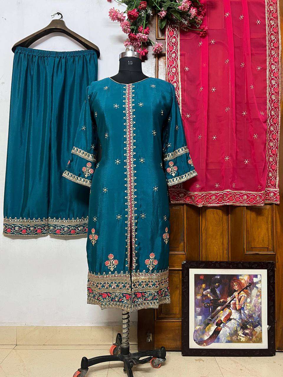 LC 1269 KURTI PLAZZO SET