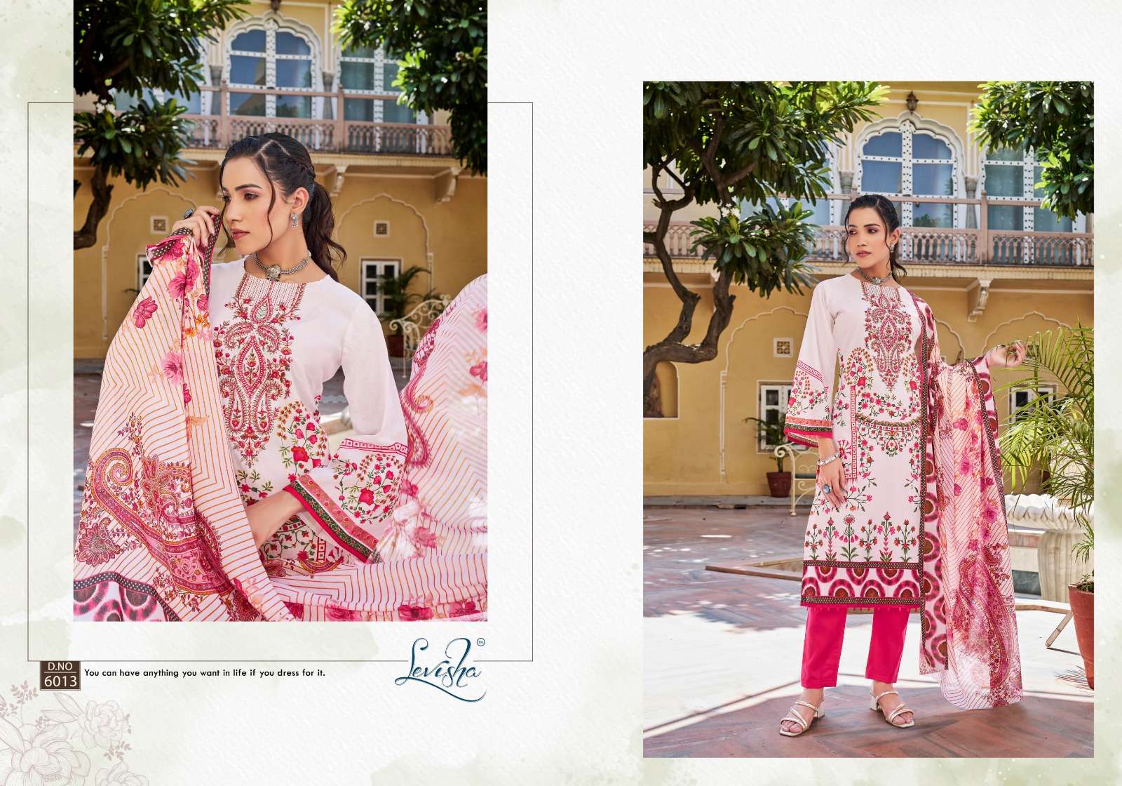 LEVISHA NAIRA NX VOL 6 COTTON DIGITAL PAKISTANI PRINTS SUIT
