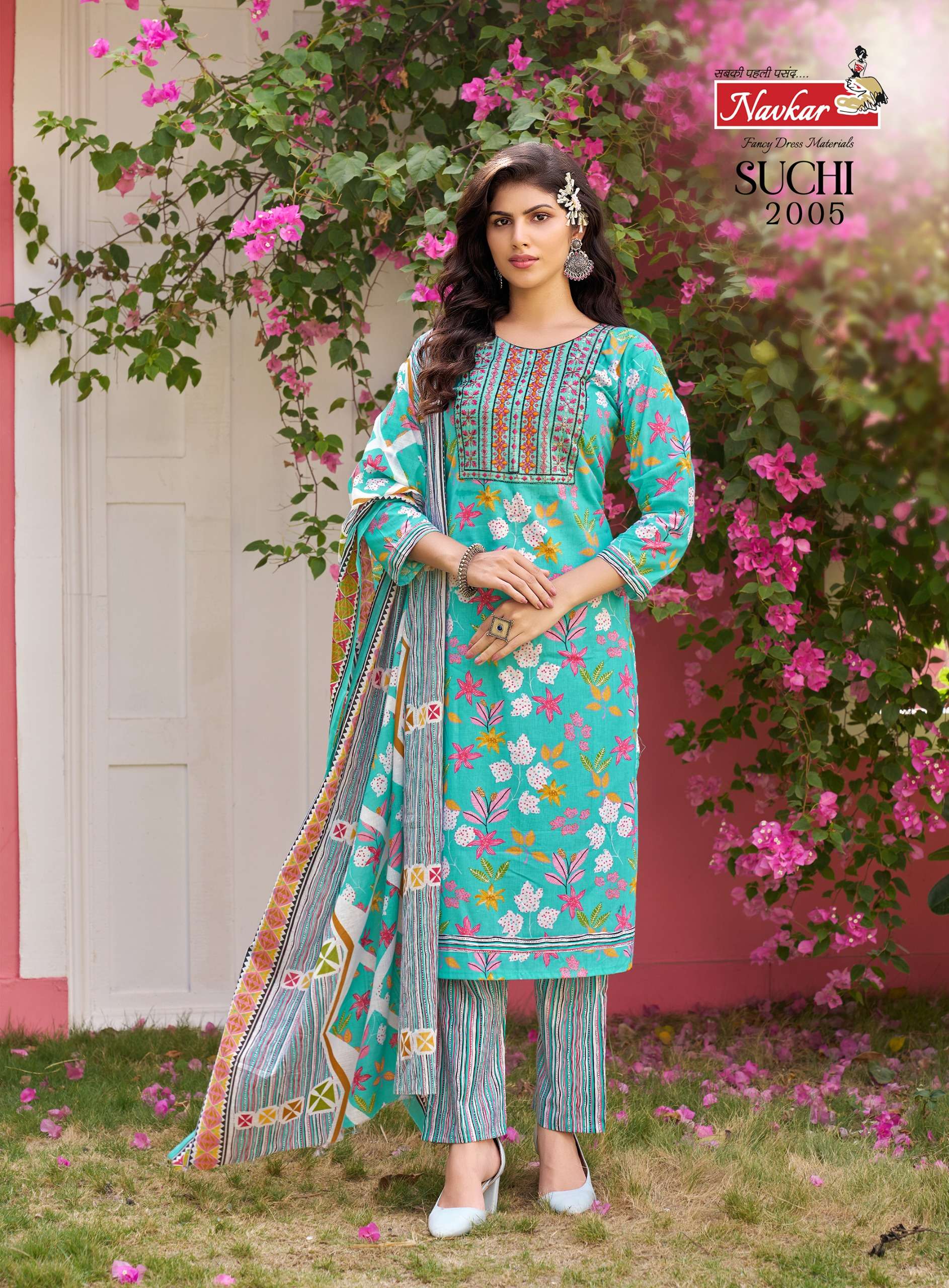 NAVKAR SUCHI VOL 2 COTTON PRINT FANCY KURTI COMBO SET 